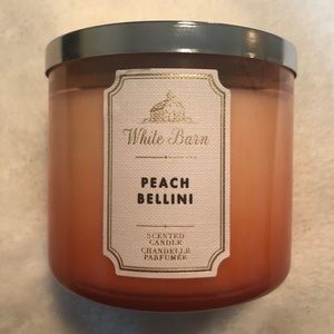 Bath and Body Works Peach Bellini 3 Wick Candle